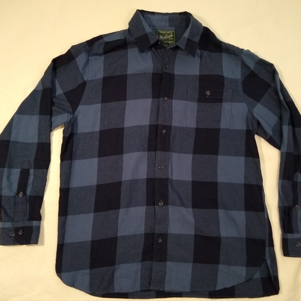 Woolrich Cotton Flannel long sleeved shirt Large
